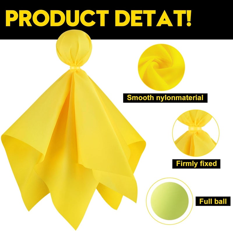 HASITE 6 PCS Yellow Penalty Flag Football Flags, Penalty Flag, Referee Flag, Flags Football Sports Fan Set, Football Games Party Accessory Referee Game Party - Image 3